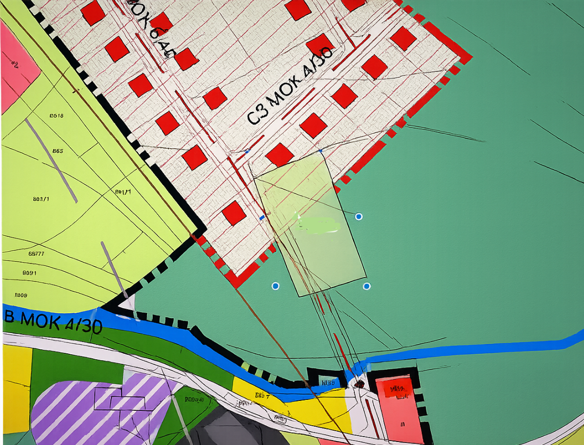 Ponúkame na predaj slnečný pozemok s výmerou 2480 m2 v obci 