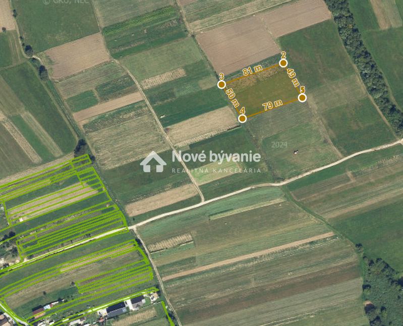 Typ: Rekreačné pozemky Ulica: bočná Obec: Ďurčiná
(N013-14-K