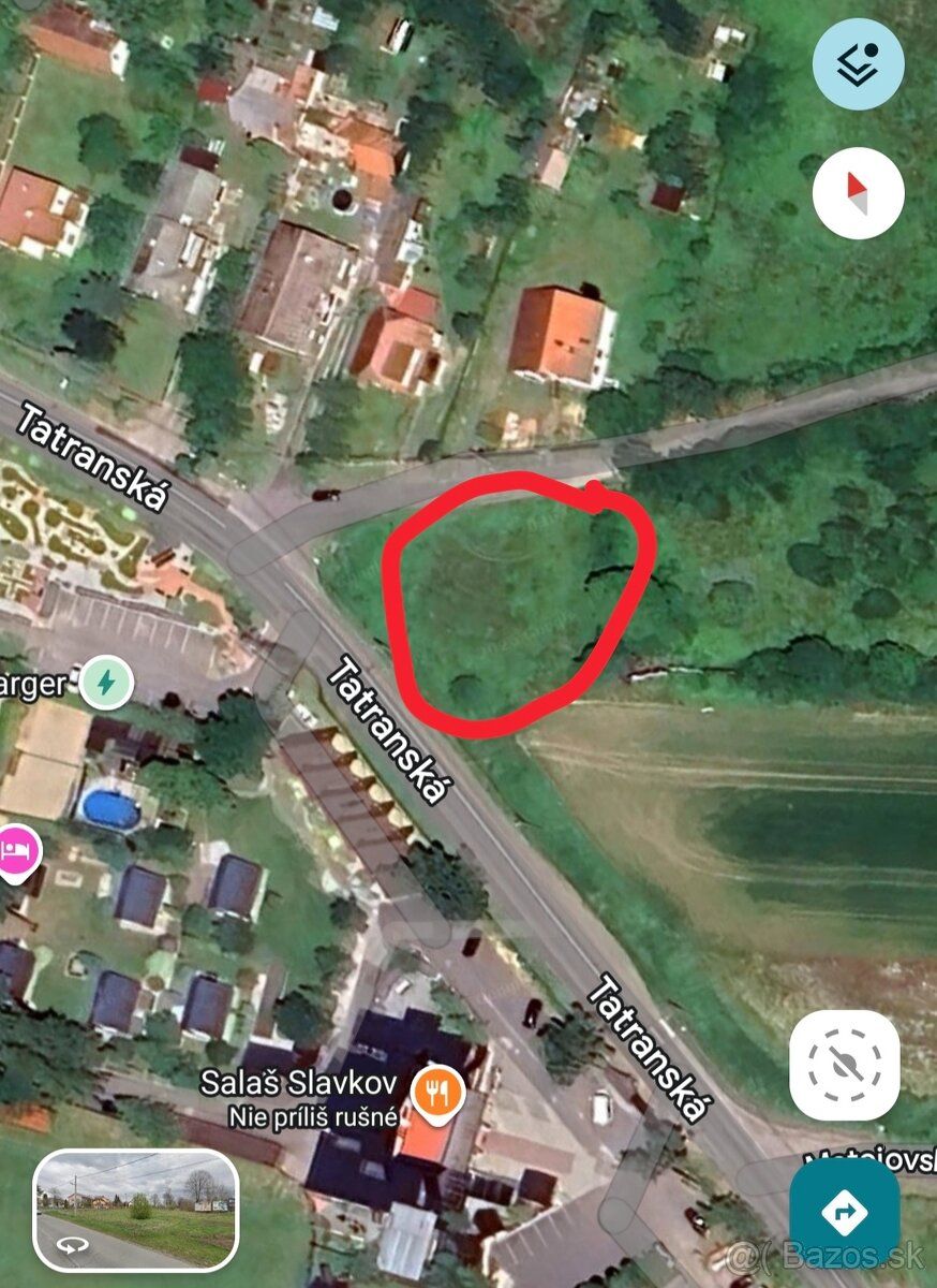 Predam pozemok o vymere 920m pri hlavnej ceste v obci Velky 