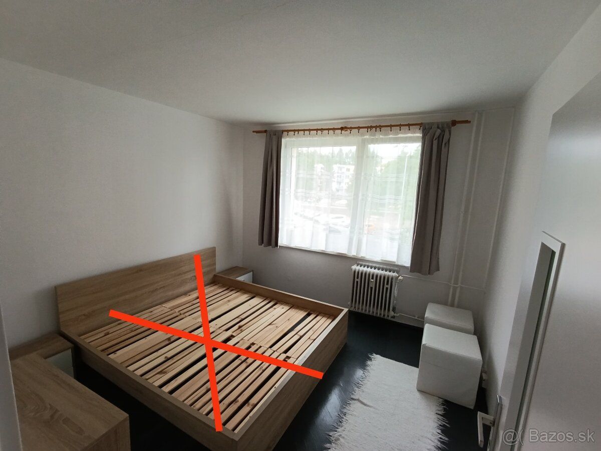 Prenajmem 2 izbový zariadený byt, nová kuchyňa na Sídlisku p