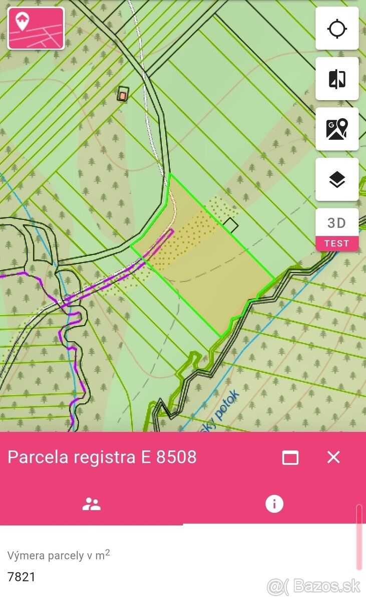 INVESTIČNÍ POZEMEK VE REKREAČNÍ ZÓNĚ UVALANEC - VÝCHODNÁ |