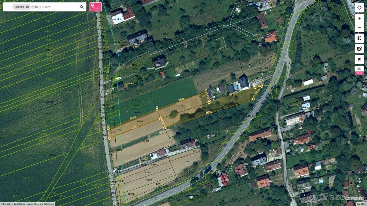 Oferuję na sprzedaż 22-arową działkę w miejscowości Nemečky