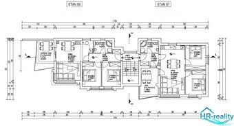 Продаються двокімнатні апартаменти площею 73 м² на 1 та 2