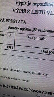 sprzedam ziemię uprawną w wyłącznej własności 4381 m2