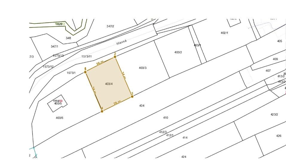 Nabízím k prodeji pozemek o výměře 882 m2 za cenu