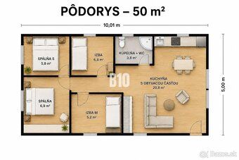 Společnost B10 Vám nabízí k prodeji celoroční mobilní dům