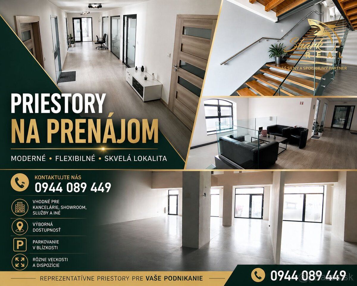 SHARK REAL offers commercial and office spaces for rent