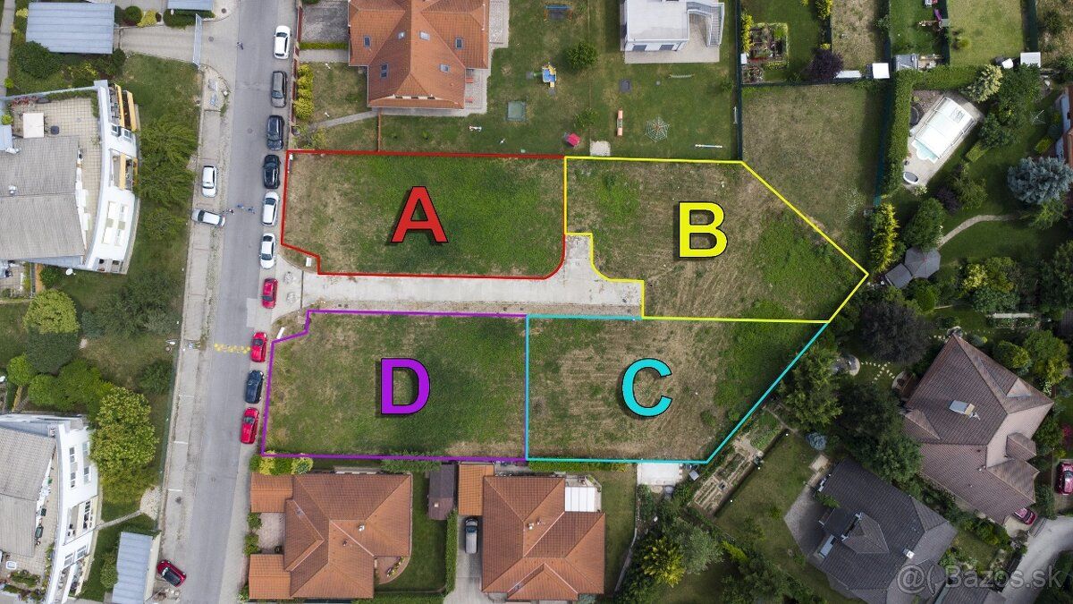 Na prodej stavební pozemek 675 m² (parcela "C") se