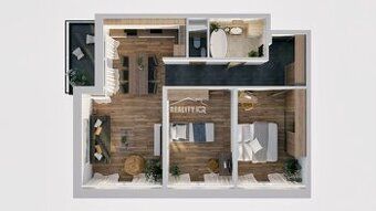 Sell beautiful 1.5 room apartment (complete renovation