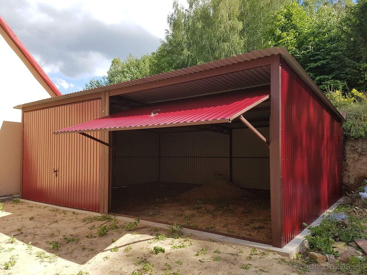 Parametry garażu Szerokość: 6 m Głębokość: 6 m Wysokość