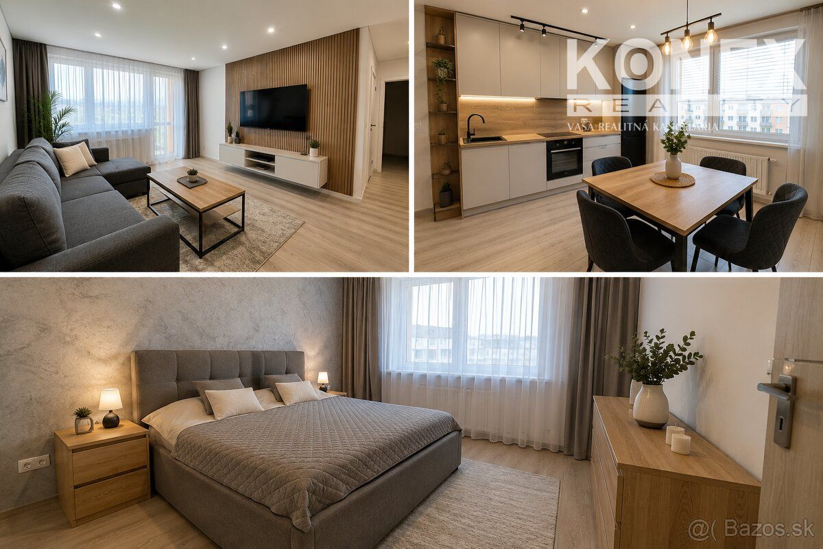 ID:4111
Ponúkame na predaj krásny kompletne prerobený byt na