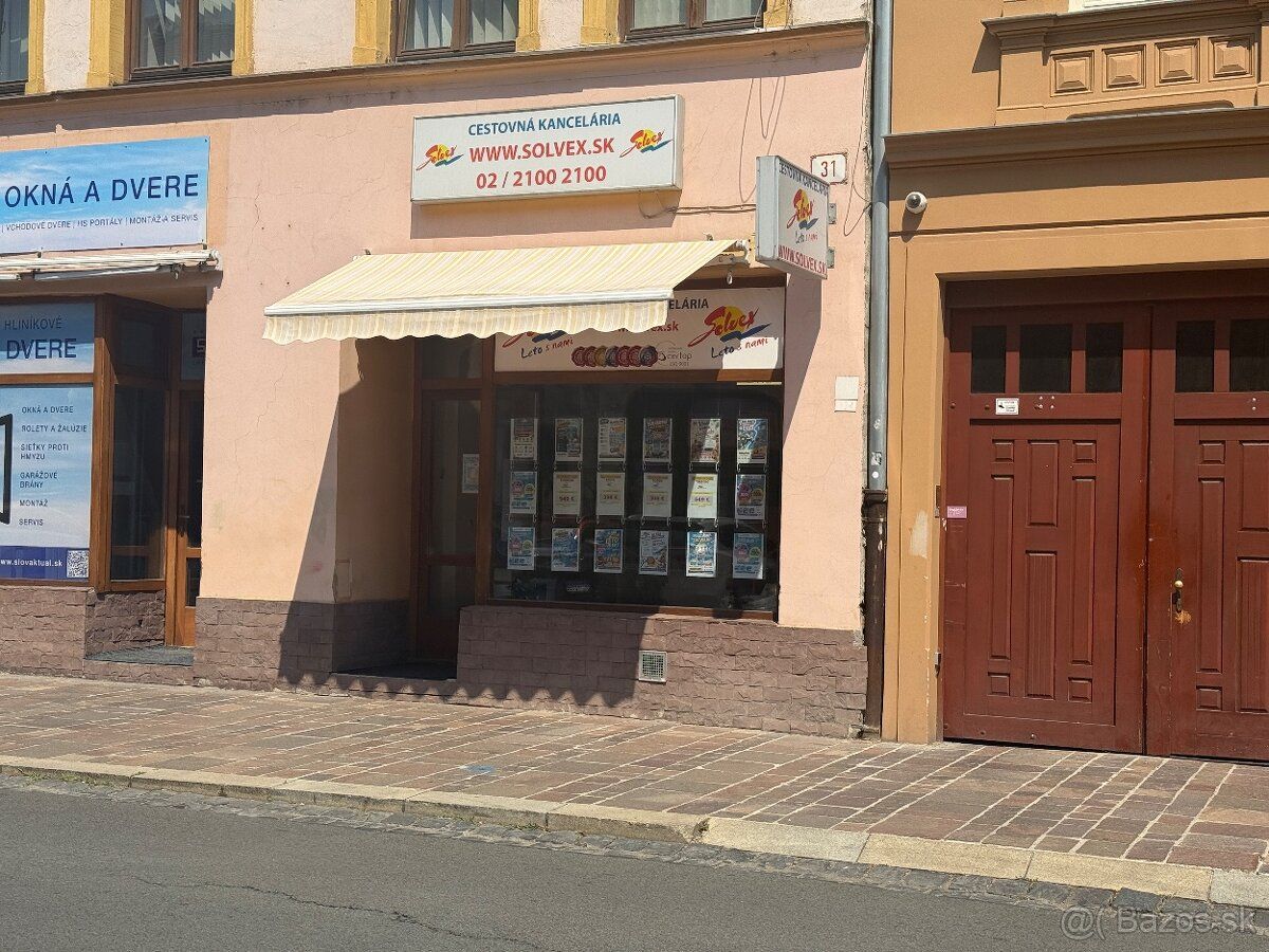 Nabízíme k pronájmu obchodní prostor na Alžbětině ulici