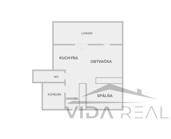 VIDA REAL offers for rent a new, 1.5 room apartment in a 3