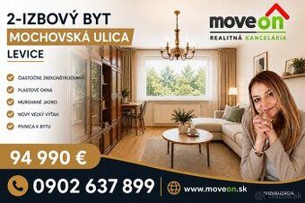 Predám v pôvodnom stave 1 izbový byt v Leviciach bez balkónu