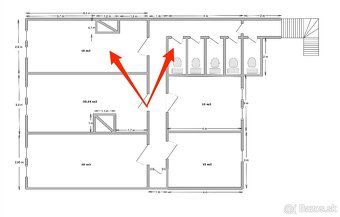 We offer for rent renovated office space measuring 18 m2 in