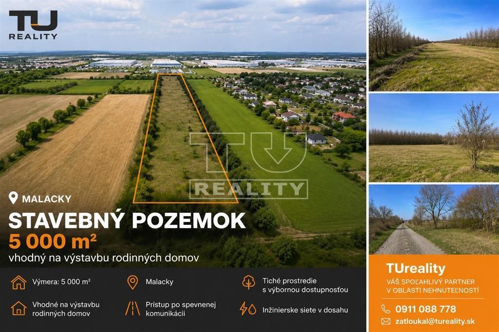 TUreality ponúka na predaj výnimočný stavebný pozemok s výme