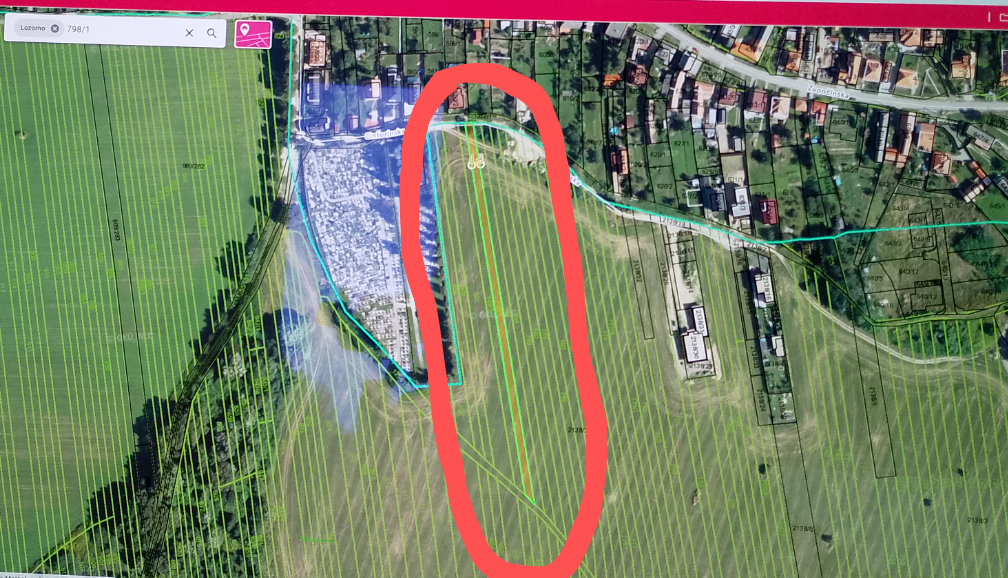 Prodám pozemek katastrální území Lozorno parcela číslo