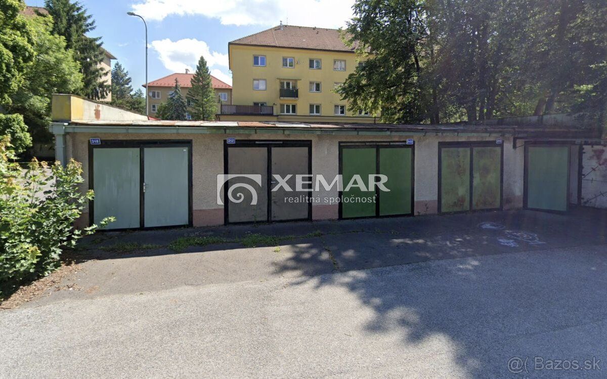XEMAR ( alebo 0907 895 125) ponúka na predaj murovanú garáž 