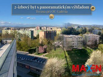2-POKOJOVÝ BYT NA TERASE U OC GALÉRIA | PANORAMATICKÝ