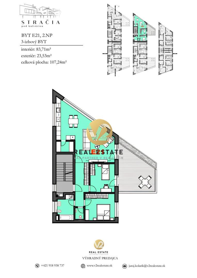Juraj Kolárik +421 918 938 737 e-mail: V2 Real Estate jako
