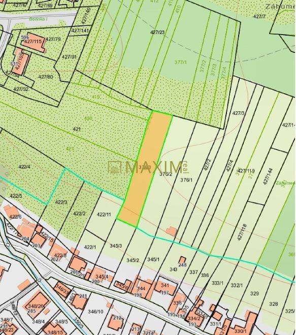 Na prodej nabízíme investiční pozemek o rozloze 1 889 m²