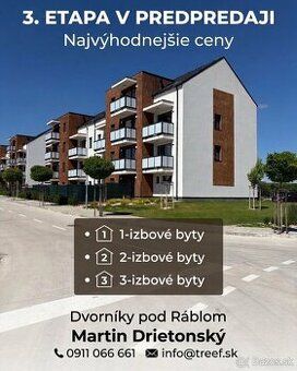 For sale 2 bedroom apartment in Hlohovec, Za poštou street.