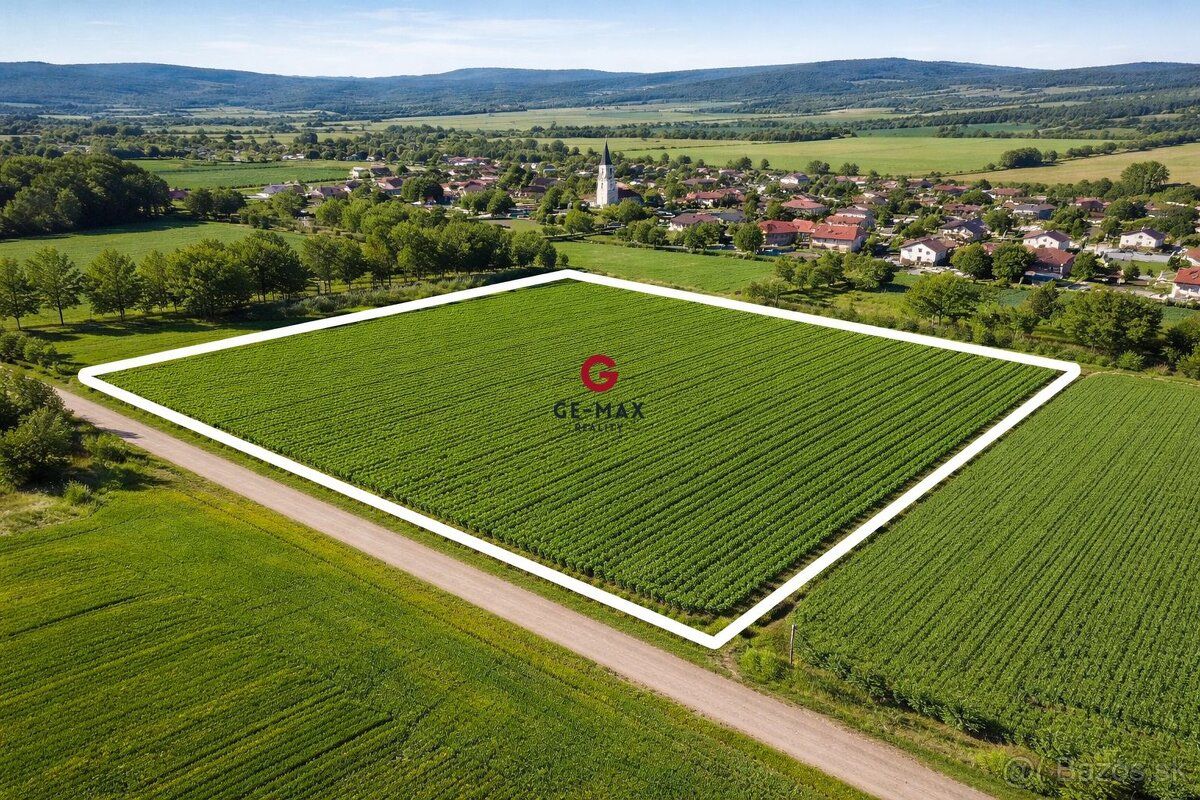 ID:355 GE-MAX Reality nabízí k prodeji ornou půdu v katastrálním území Michalovce o výměře 2 500 m².