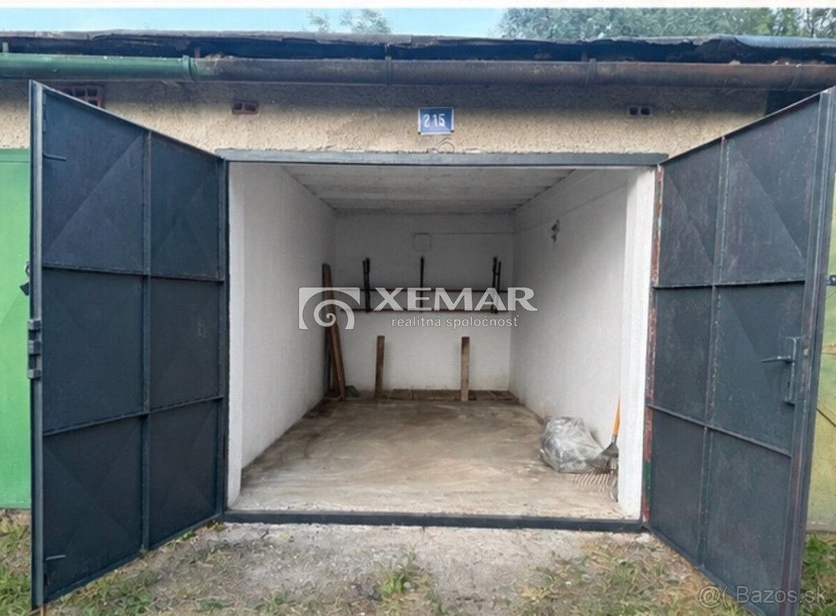 XEMAR (nebo 0944 107 803) nabízí k prodeji zděnou garáž