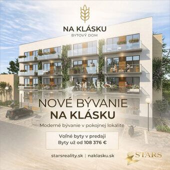 Typ: 4-pokojový byt Obec: Zlaté Klasy STARS REALITY nabízí