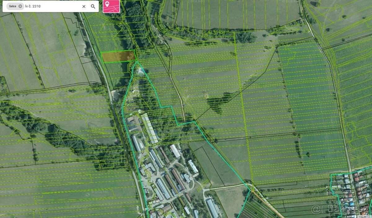 We offer for sale a co-ownership share in the cadastral