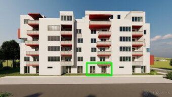Prodej 1+1 bytu 37 m² ve zvýšeném přízemí sídliště Lúky u