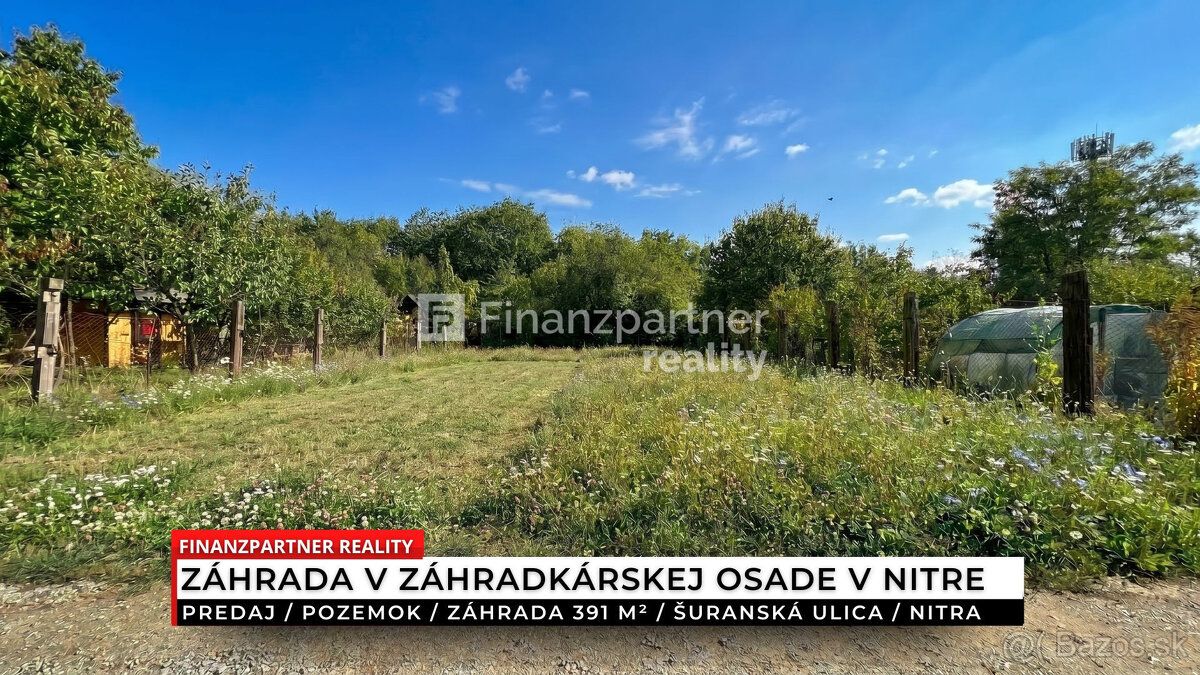 Na prodej pozemek, zahrada ve městě Nitra, část Čermáň