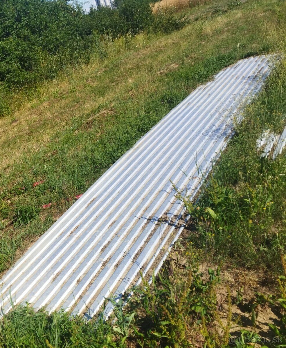 Sell 4x sheet metal new 6.5m width 85 + glass wool 1 piece