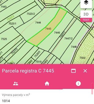 Nabízím k prodeji dvě parcely v obci Terchová – jednu ve