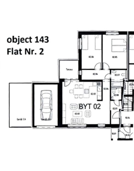 We offer for sale a new construction 3-room apartment in