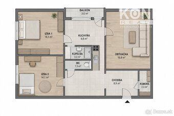 ID:4383 We offer exclusively for sale a spacious 3-bedroom