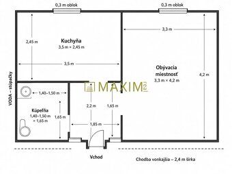 We offer for sale a 1-room sunny apartment facing south