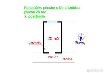 I offer for rent a beautiful office measuring approximately