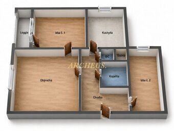 For sale spacious 3-room apartment after high-quality